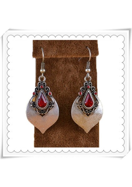 Beyaz Stil Kadın Kızlar Için Güzel Hediye Tibet Gümüş Retro Düşen Küpe Karışık Sipariş E765 (Yurt Dışından) fiyatları