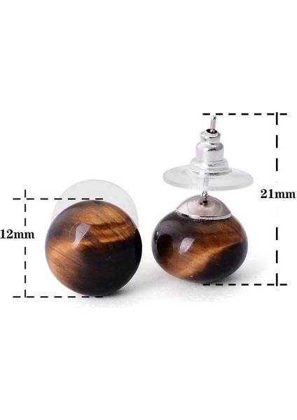 Bronzluk Stili Kadınlar Için Doğal Taş Boncuk Küpe Aksesuarları Pembe Kristal Doğal Taş Boncuk Küpe Sağlık Kristal Top Küpe (Yurt Dışından) fırsatları