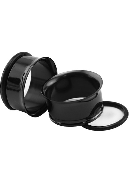 Gümüş Tarzı 16 mm 3 Çift Paslanmaz Çelik Tek Flare Kulak Tünelleri Fişler ile Silikon O-Yüzük Kulak Stretcher Genişletici (Yurt Dışından) modelleri