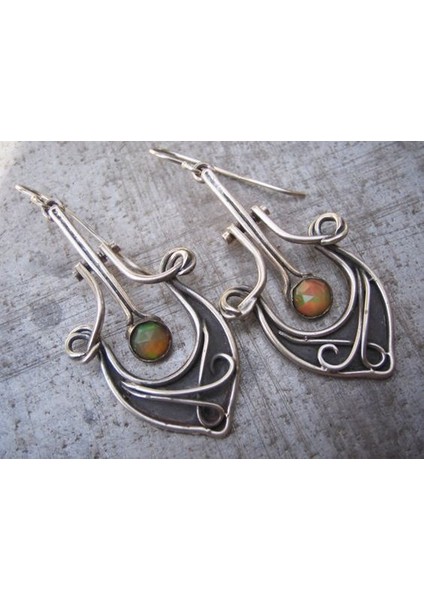 Gümüş Tarzı Popüler Kadın Moda Gümüş Küpe Abartılı Zarif Oymalı Turuncu Taş Kolye Takı Düğün Nişan Parti Aksesuarları (Yurt Dışından) fiyatları