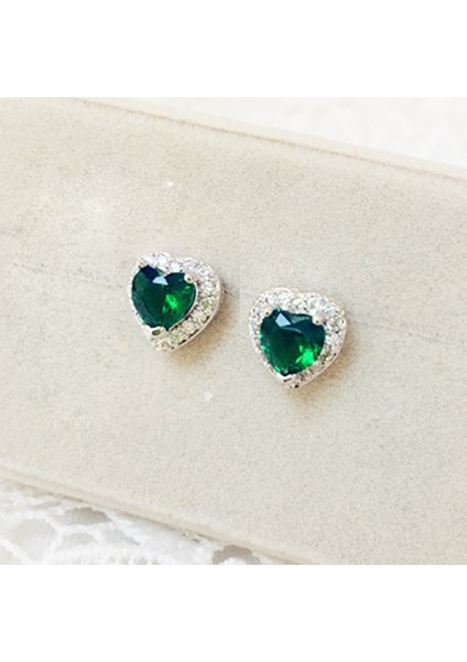 Yeşil Stil No.10 Boyutu 1 Çift Doğal Taşlı Zümrüt Parti Moda Küpe Taş Doğum Taşı Gelin Düğün Nişan Küpe Taç Küpe Kulak 20 Tasarım Seçebilirsiniz (Yurt Dışından) modelleri