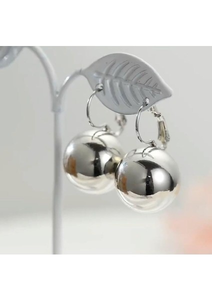 Altın Tarzı Kadın Kız Için Siyah Altın Kaplama Büyük Top Küpe Fransız Kanca Düğün Hediyesi Moda Takı (Yurt Dışından) fiyatları