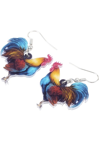 Yeşil Stil Kadın Kızlar Gençler Çocuklar Hediye Için Akrilik Çiçekli Horoz Tavuk Küpe Tavuk Düşen Damla Yeni Tarz Çiftlik Hayvan Takı (Yurt Dışından) fırsatları