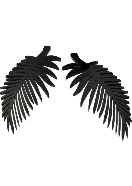 Siyah Stil Bir Aynı Boyut Siyah Renk Akrilik Tüy Şekilli Büyük Sarkan Küpe (Yurt Dışından) indirimleri