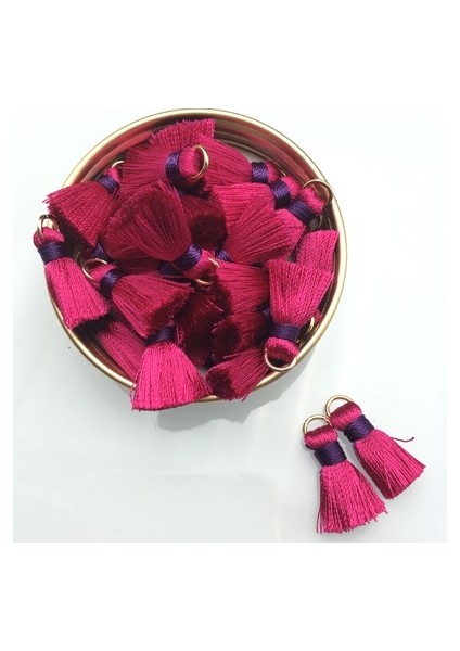 Peridot Tarzı 2cm El Yapımı Takılar Için Püsküllü Ipek Fırça Küpe Aksesuarları - Mücevher Bulguları (Yurt Dışından) indirimleri