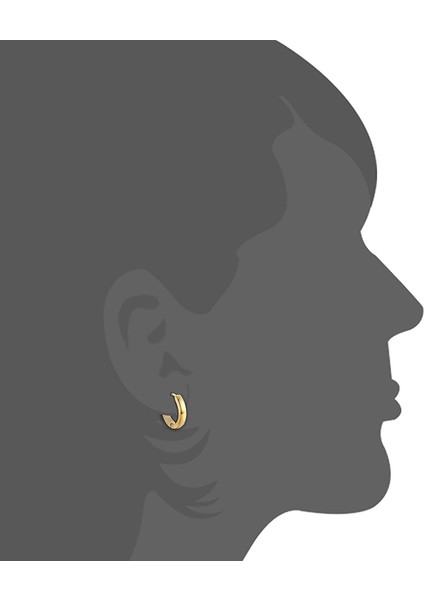 Altın Tarzı Kadın Erkek Paslanmaz Çelik Huggie Küpe Küpe Küpe Kulak Delme (Yurt Dışından) fiyatları