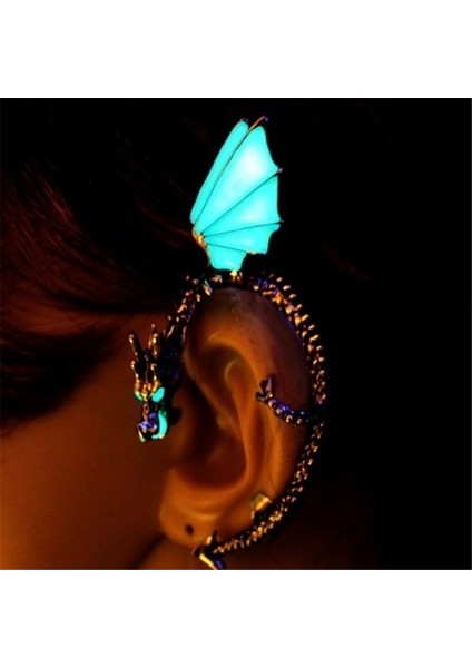 Gümüş Tarzı Mağ The Dragon Kulak Manşet Işık Yansıtan Antik Bronz Kaplama Ejderha Kulak Klipsi Küpe Küpe Kadın Erkek Kızlar Erkekler Hediye Noel Hediyesi (Yurt Dışından) fiyatları