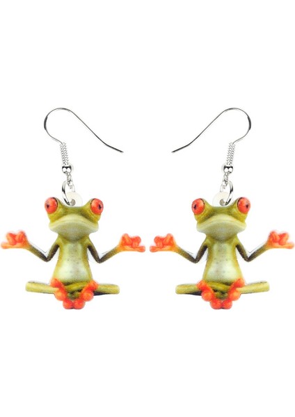 Kadın Kızlar Için Yeni Trend Hayvan Takılar Kurbağa Küpe Tasarımları (Yurt Dışından) fiyatları