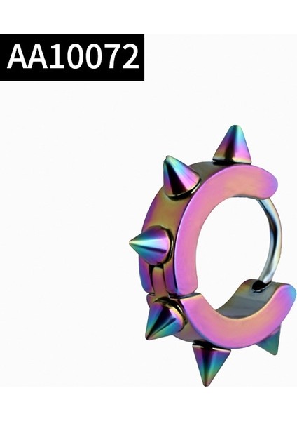 Siyah Stil Avrupa ve Amerikan Yaratıcı Erkek Küpeleri Paslanmaz Çelik Kişilik Punk Erkek Dikenli Küpeler (Yurt Dışından) modelleri