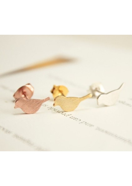 Altın Tarzı Yeni Moda Fırçalanmış Kuş Küpe Kadınlar Klasik Hayvan Kuş Kadın Küpeler Parti Hediyesi (Yurt Dışından) fırsatları