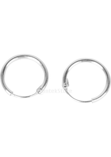 Gümüş Tarzı 10 mm .925 Gümüş Sonsuz Hoop Halkalar Dudak Burun Kulak Iğneler mm (Yurt Dışından) fiyatları