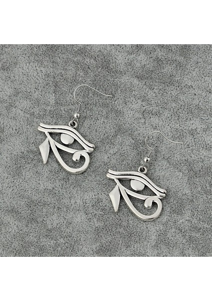 Yeni Moda Takı Vintage Gümüş Kaplama Rah Mısır Gözü Horus Mısır Şansı Damla Küpe Takı & Aksesuarlar (Yurt Dışından) fiyatları