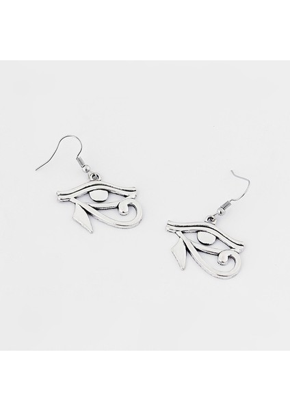 Yeni Moda Takı Vintage Gümüş Kaplama Rah Mısır Gözü Horus Mısır Şansı Damla Küpe Takı & Aksesuarlar (Yurt Dışından) indirimleri