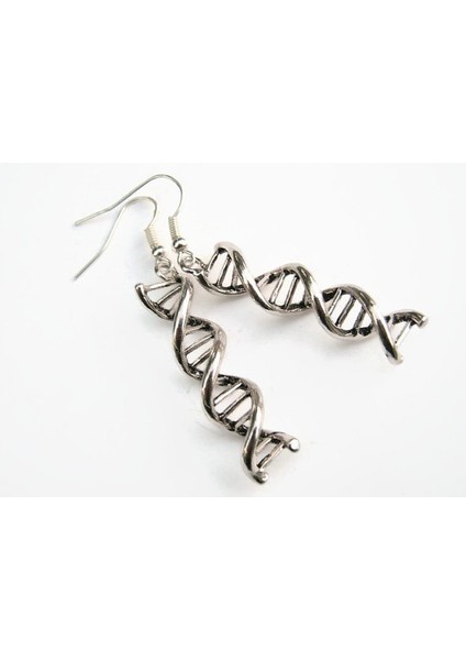 Dna Kolye Küpe, Çift Sarmal Küpe, Bilimci Asılı Küpe, Bilim Takıları, Geekery Küpe, Kişiselleştirilmiş, Antik Gümüş (Yurt Dışından) fiyatları