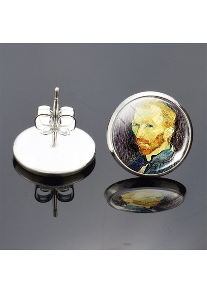 Gümüş Tarzı No.6 Boyutu Van Gogh Küpe Sanatı Yağlı Boya Tablo Serisi Cam Cabochon Gümüş Kaplama Pimli Küpeler Kadınlar Için Van Gogh Küpeler Satın Al 1 Al 1 Bedava (Yurt Dışından) modelleri