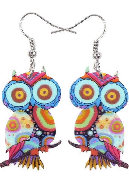 Yeşil Stil Kadın Kız Çocuklar Için Sevimli Baykuş Kuşu Küpe Damla Askı Moda Karikatür Hayvan Takı Hediyeler Şirin (Yurt Dışından) fiyatları