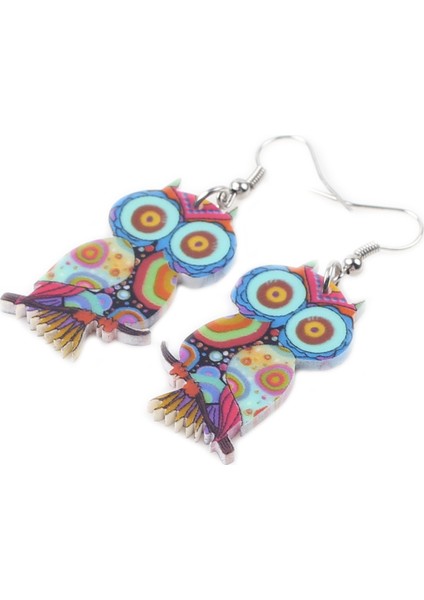 Yeşil Stil Kadın Kız Çocuklar Için Sevimli Baykuş Kuşu Küpe Damla Askı Moda Karikatür Hayvan Takı Hediyeler Şirin (Yurt Dışından) fırsatları