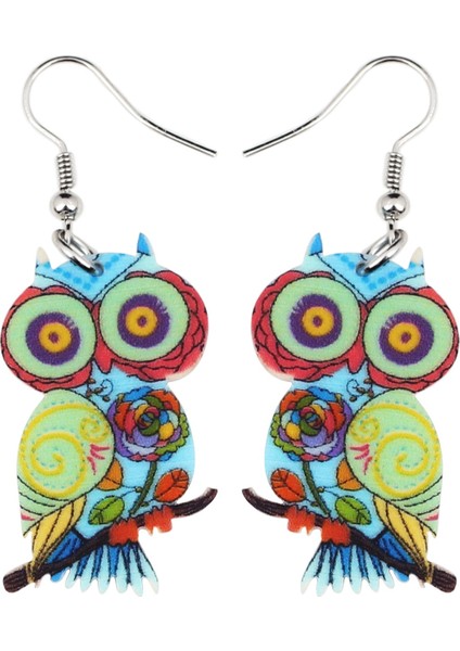 Yeşil Stil Kadın Kız Çocuklar Için Sevimli Baykuş Kuşu Küpe Damla Askı Moda Karikatür Hayvan Takı Hediyeler Şirin (Yurt Dışından) indirimleri