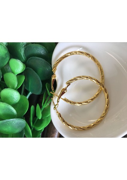 Altın Tarzı Yeni Wometerling Gümüş Moda Halka Küpe Asma Küpe Takı N-315 (Yurt Dışından) modelleri