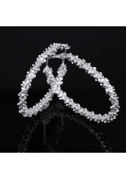 Moda Kadın Takı 925 Ayar Gümüş Kaplama Yıldızlar Halka Küpe Sallantılı Sıcak (Yurt Dışından) indirimleri