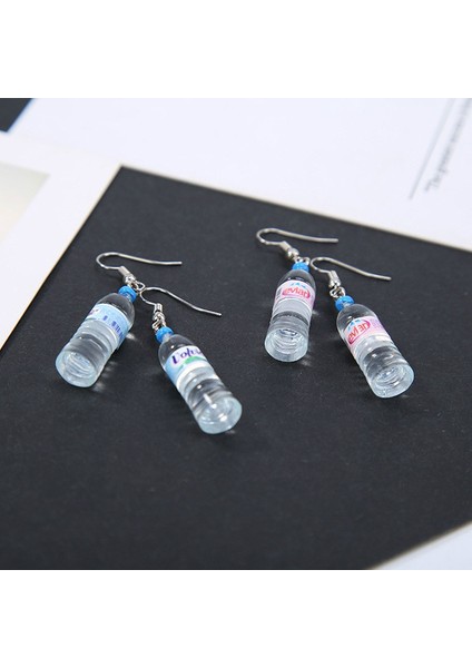 Kırmızı Stil Parti Için Kadın Moda Bahar Su Şişesi Kolye Küpe Takı (Yurt Dışından) modelleri