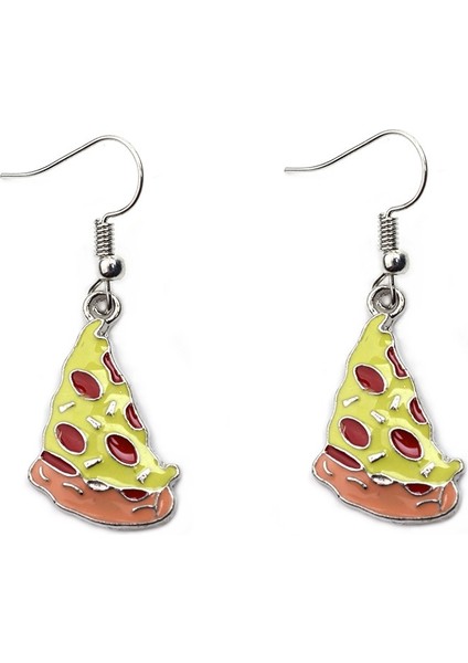 Pizza Mini Küpe Gıda Küpe Kola Kutuları Hamburger Pizza Sosisli Ekmek Küpe Damla Küpe Kanca Küpe (Yurt Dışından)