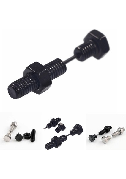 Gümüş Tarzı Punk Çivili Küpe Gümüş Siyah Renk Paslanmaz Vidalar Kadın & Erkek Küpe Moda Takı (Yurt Dışından) fiyatları