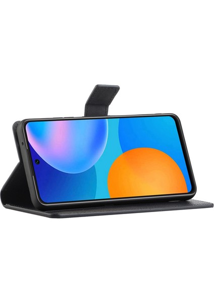 Xiaomi Redmi Için Note 12 Pro 4g/11 Pro 4g (Mediatek)/note 11 Pro 5g (Qualcomm) Litchi Cilt Stand Deri Cüzdan Kılıf Damla Geçirmez Manyetik Toka Cep Telefonu Koruyucu Kabuk Black (Yurt Dışından) indirimleri