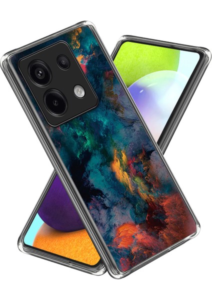 Xiaomi Redmi Note 13 Pro 5g Ince Kılıf Desen Baskı Darbeye Dayanıklı Tpu Telefon Kapak-Stil M Için (Yurt Dışından)