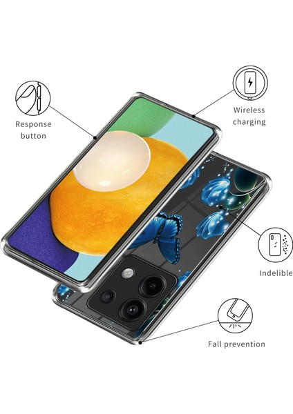 Xiaomi Redmi Note 13 Pro 5g Ince Kılıf Desen Baskı Darbeye Dayanıklı Tpu Telefon Kapak-Stil L Için (Yurt Dışından) modelleri