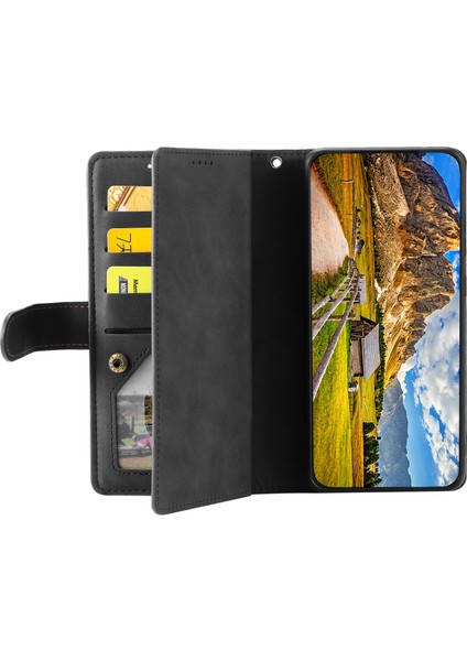 Xiaomi Redmi Için Not 13 Pro 4g Kapak 9 Kart Yuvaları Cüzdan Pu Deri Katlanabilir Stand Telefon Kılıfı-Siyah (Yurt Dışından) fiyatları