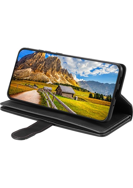 Xiaomi Redmi Için Not 13 Pro 4g Kapak 9 Kart Yuvaları Cüzdan Pu Deri Katlanabilir Stand Telefon Kılıfı-Siyah (Yurt Dışından) modelleri