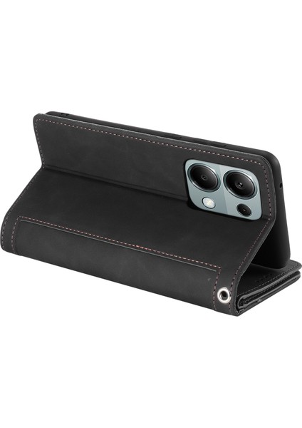 Xiaomi Redmi Için Not 13 Pro 4g Kapak 9 Kart Yuvaları Cüzdan Pu Deri Katlanabilir Stand Telefon Kılıfı-Siyah (Yurt Dışından) fırsatları