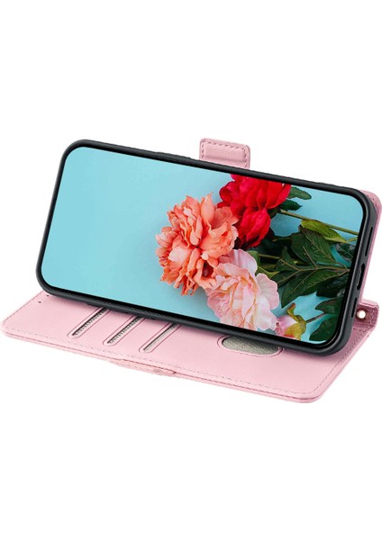 Xiaomi Poco F6 5g Crossbody Kılıf Rfıd Engelleme Cüzdan Pu Deri Katlanır Halkalı Telefon Kılıfı Kapak-Pembe (Yurt Dışından) fırsatları