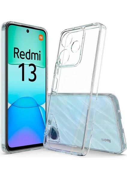 Xiaomi Redmi 13 5g/13 4g Kılıf Akrilik + Tpu Kristal Şeffaf Koruyucu Telefon Kapağı Için (Yurt Dışından)
