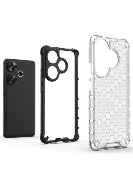 Xiaomi Redmi Turbo 3 5g Kılıf Düşme Koruması Petek Pc+Tpu Telefon Kapağı-Yeşil (Yurt Dışından) fiyatları