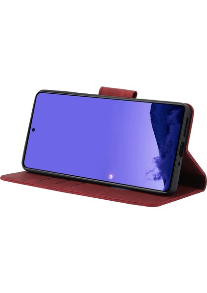 Xiaomi Redmi Note 13 Pro 5g Kılıf Desenli Baskı Deri Telefon Kapağı-Kırmızı (Yurt Dışından) fırsatları