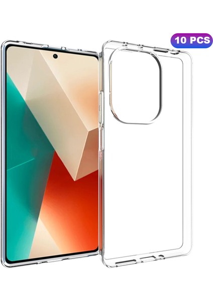 10 Adet/paket Xiaomi Redmi Note 13 Pro 4g Şeffaf Kılıf Filigransız Tpu Kapak (Yurt Dışından)