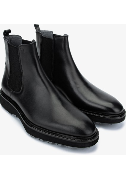 Erkek Deri Siyah Klasik Bot 987 142K Erk Bot SK24-25 Sıyah fiyatları