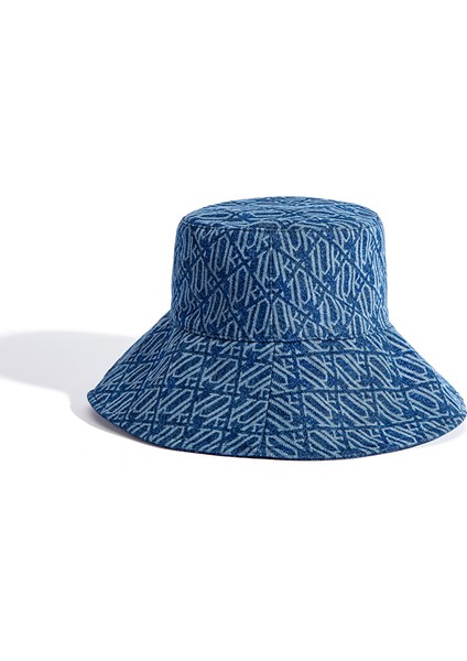 Monogram denim bucket şapka I00000077002015