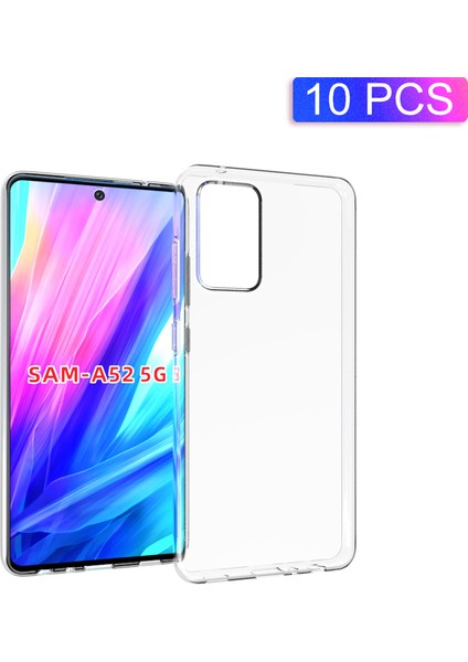 10 Adet/paket Filigran Dayanıklı Telefon Koruyucu Kabuk Için Samsung Galaxy A52 4G/5G/A52S 5g Esnek Tpu Kapak Kılıf (Yurt Dışından)