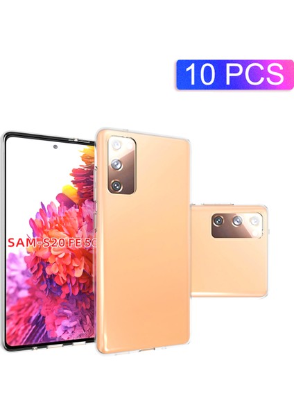Samsung Galaxy S20 FE/S20 Fan EDITION/S20 Fe 5G/S20 Fan Edition 5G/S20 LITE/S20 Fe 2022 Için 10 Adet/paket Şeffaf Kabuk, Kaymaz Iç Yumuşak Tpu Kılıf (Yurt Dışından)