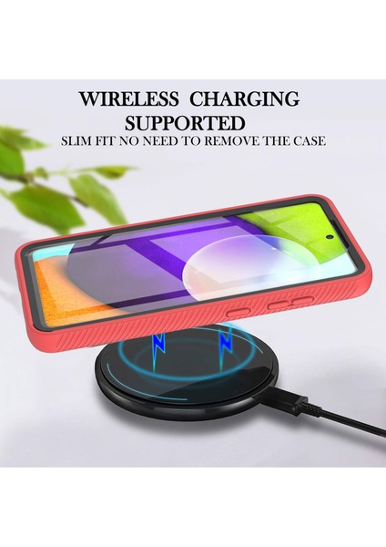 Tam Kapsamlı Koruma Pet Ekran Koruyucu + Pc + Tpu Koruyucu Kılıf Samsung Galaxy A52 4G/5G/A52S 5G/A52S 5g-Kırmızı (Yurt Dışından) fiyatları