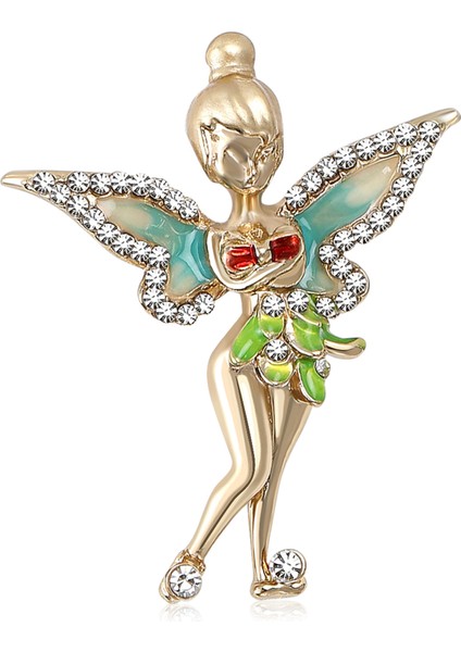Alaşım Emaye Broş Zarif Moda Bayanlar Takım Elbise Kazak Korsaj Süs Pin (Yurt Dışından)