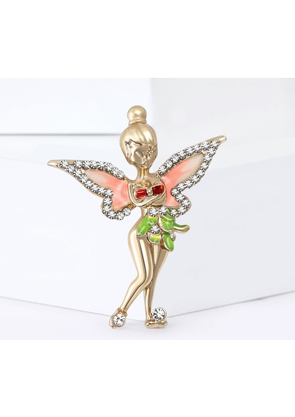Alaşım Emaye Broş Zarif Moda Bayanlar Takım Elbise Kazak Korsaj Süs Pin (Yurt Dışından)