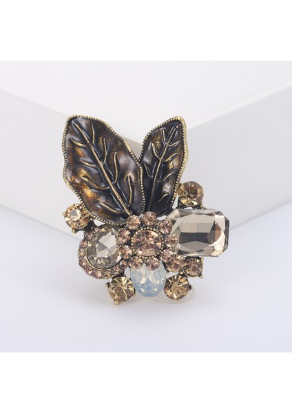 Yeni Kristal Broş Mizacı Çok Yönlüdür, Giyim Aksesuarları, Damlayan Yağ, Bitki Iğneleri (Yurt Dışından)