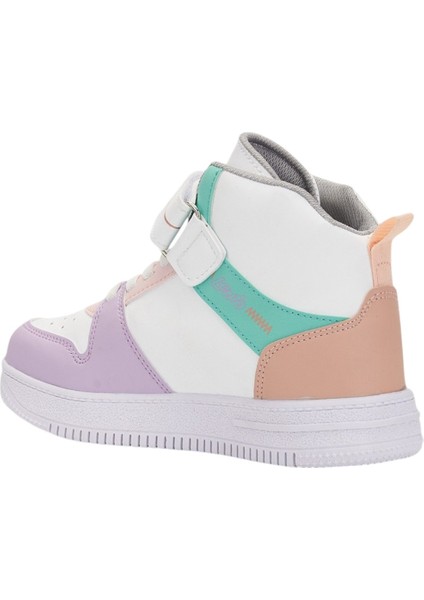 Günlük Erkek Kız Çocuk Sneaker Cırtlı Lastikli Bağcık Kaymaz Taban Bilekli Basket Spor Ayakkabı A-38