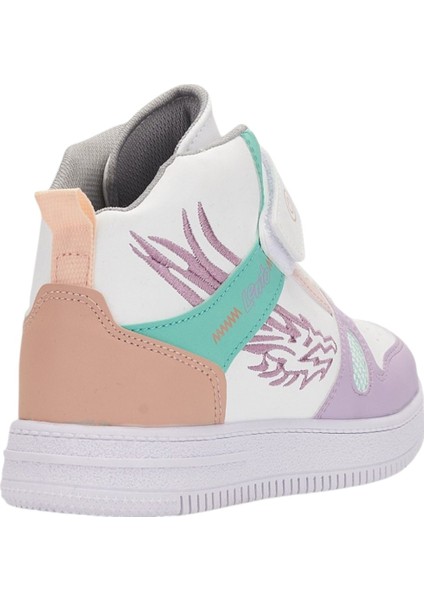Günlük Erkek Kız Çocuk Sneaker Cırtlı Lastikli Bağcık Kaymaz Taban Bilekli Basket Spor Ayakkabı A-38