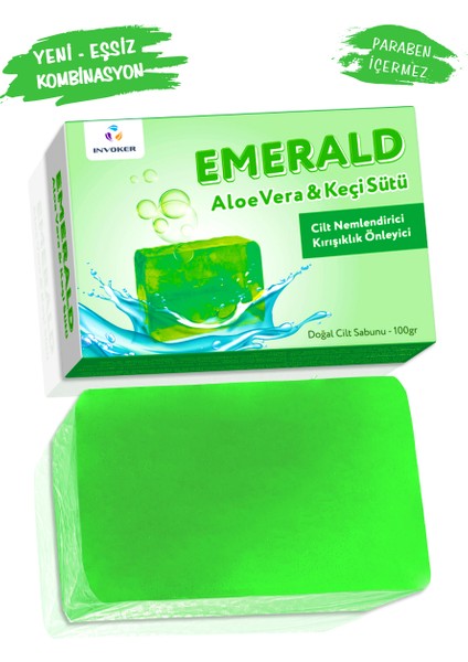 Aloe Vera Keçi Sütü C Vitamini Nemlendirici Peeling Etkili Kırışııklık Önleyici Besleyici 100 Gram Doğal Cilt Sabunu modelleri