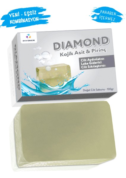 Kojic Asit Sabunu Cilt Beyazlatıcı Aydınlatıcı Leke Giderici Sıkılaştırcı Kırışklık Giderici Kojik Asit Pirinç Özü Kombinasyonu 100 Gram Doğal Cilt Sabunu Yeni Formül Eşsiz Kombinasyon modelleri